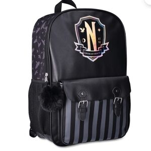 Wednesday Nevermore 17" Backpack